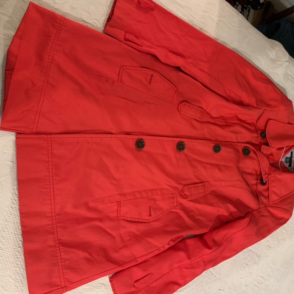 Tommy Hilfiger Red Raincoat